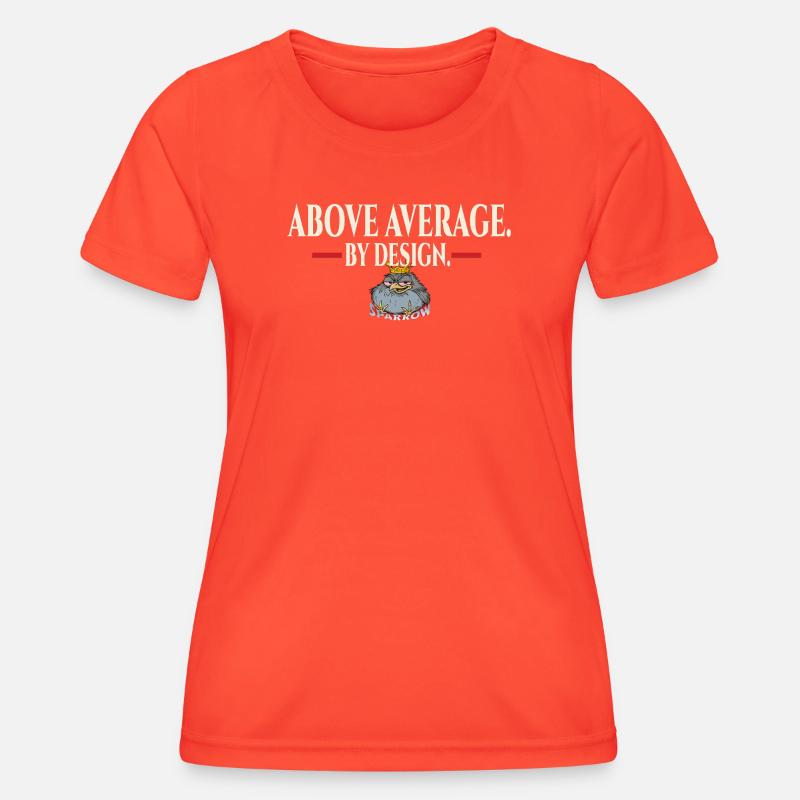 Above - Women's Functional T-Shirt - grenadine