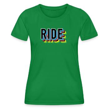 CHEVAUCHER - T-shirt sport Femme - vert - Devant - AI Model Female 172 dark (172cm)