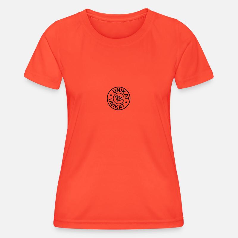 Unique with Diamond - Women's Functional T-Shirt - grenadine