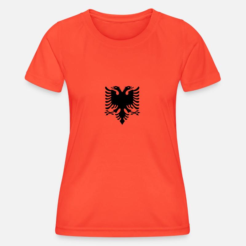 Albanian eagle - Women's Functional T-Shirt - grenadine