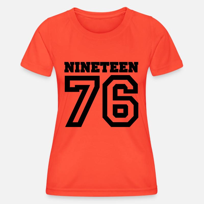 1976 - Women's Functional T-Shirt - grenadine