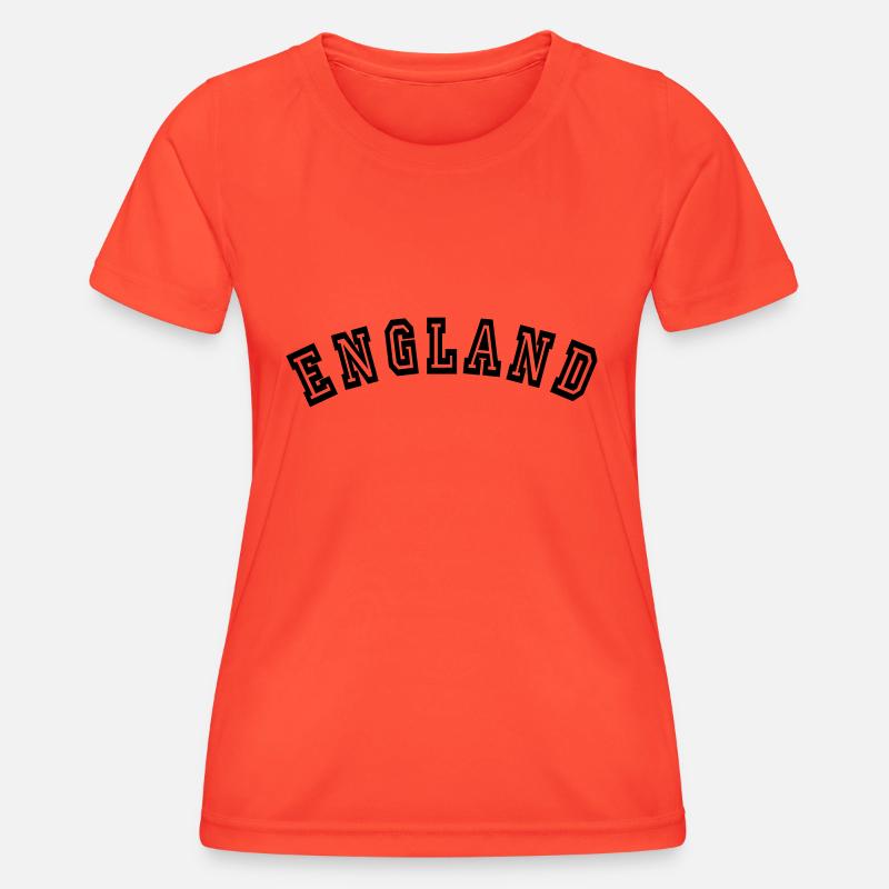 England - Women's Functional T-Shirt - grenadine