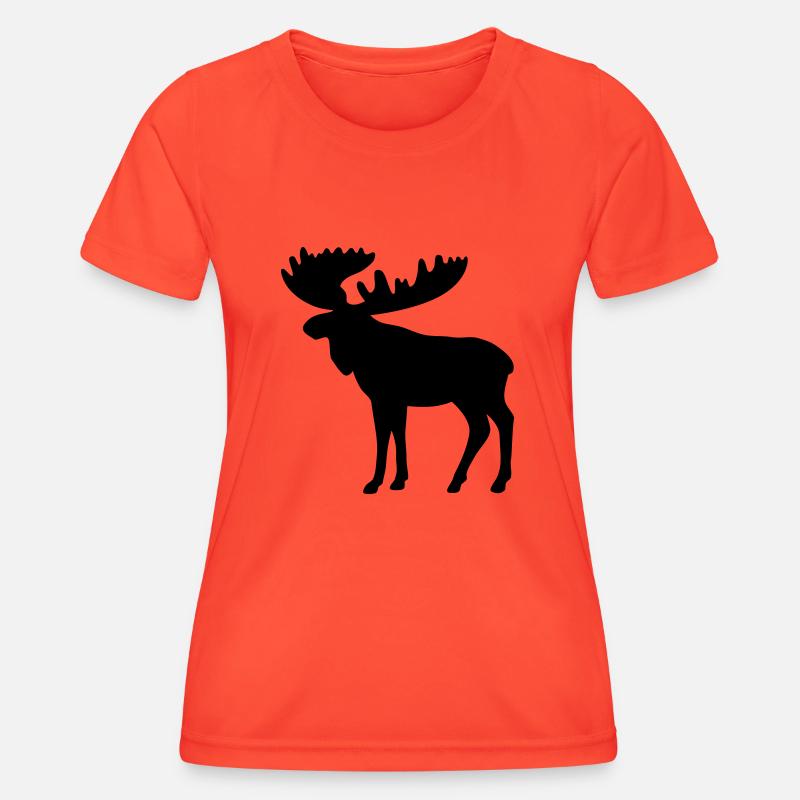 Elch - Women's Functional T-Shirt - grenadine