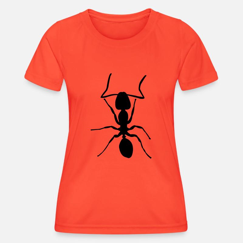 ant crawling - Women's Functional T-Shirt - grenadine