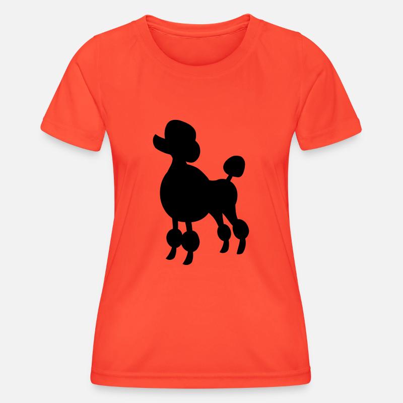poodle - Women's Functional T-Shirt - grenadine