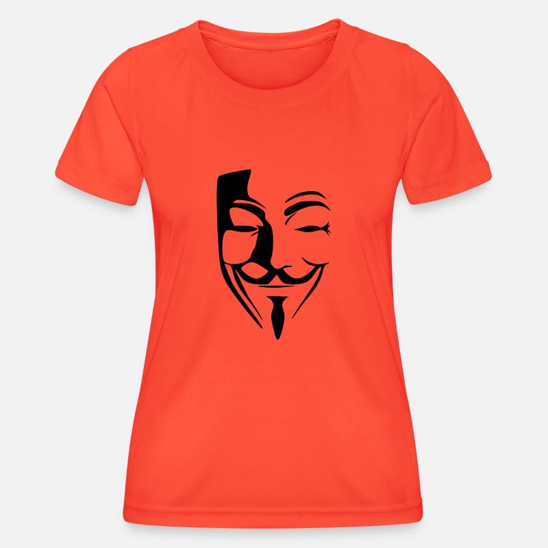 anonymous - Women's Functional T-Shirt - grenadine