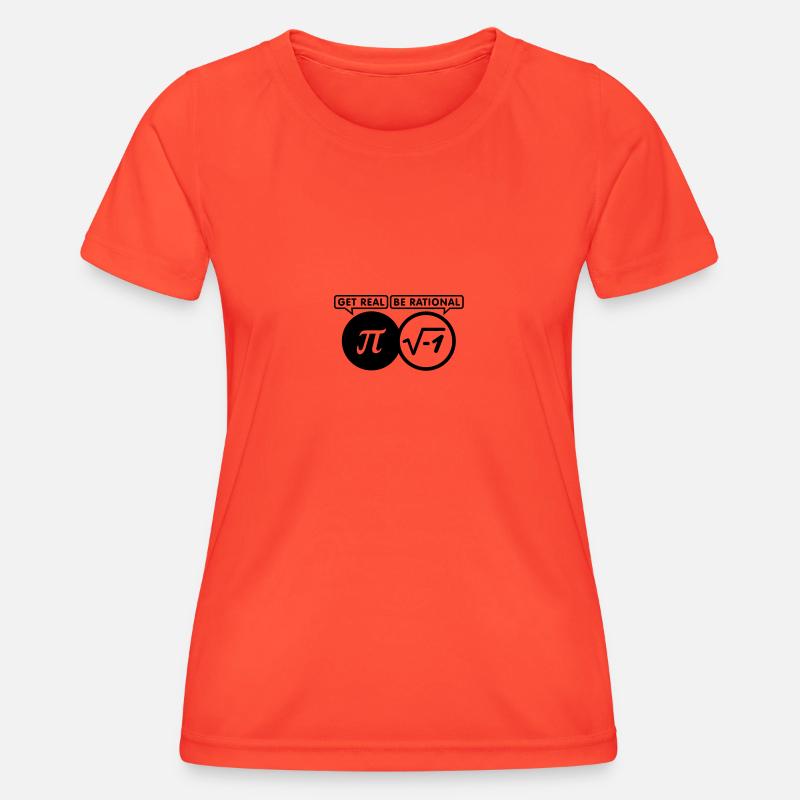 get real - be rational (1c) - Women's Functional T-Shirt - grenadine