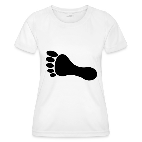 foot_vector_by_sarah_smal - Funktions-T-shirt dam