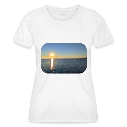 Depuis la plage de l'Almanarre, l'horizon - T-shirt sport Femme