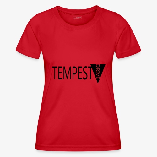 Tempest Drive: Full Logo - Funktionsshirt til damer