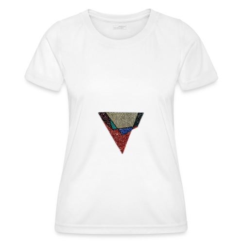 Large Graphite logo - Women's Functional T-Shirt