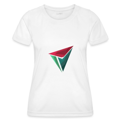 90gQopen T-Shirt | Logga Färg - Funktions-T-shirt dam