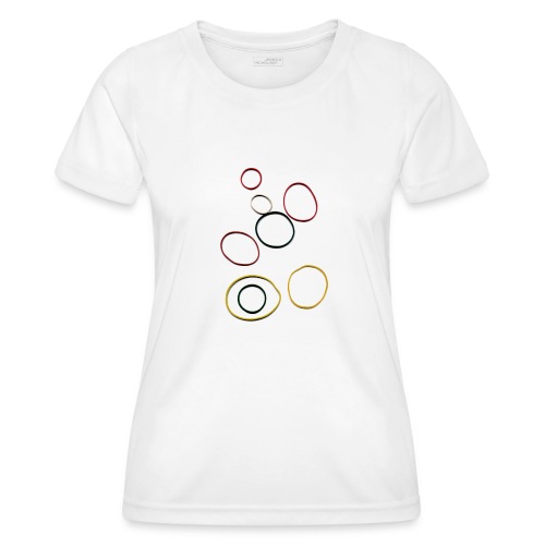 Rubber band - line of poetry - Frauen Funktions-T-Shirt