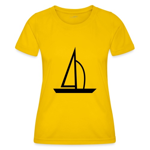 Segelboot - Frauen Funktions-T-Shirt