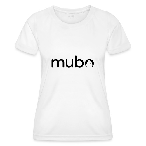 mubo Logo Word Black - Women's Functional T-Shirt