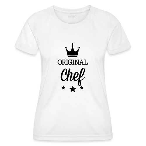 Original drei Sterne Deluxe Koch - Frauen Funktions-T-Shirt