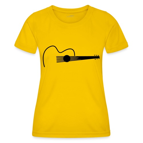 Accoustic Guitar Draw - Frauen Funktions-T-Shirt