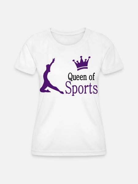 sport - Frauen Funktions-T-Shirt - Weiß