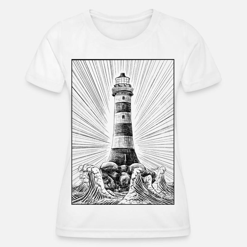 Lighthouse - Women's Functional T-Shirt - white