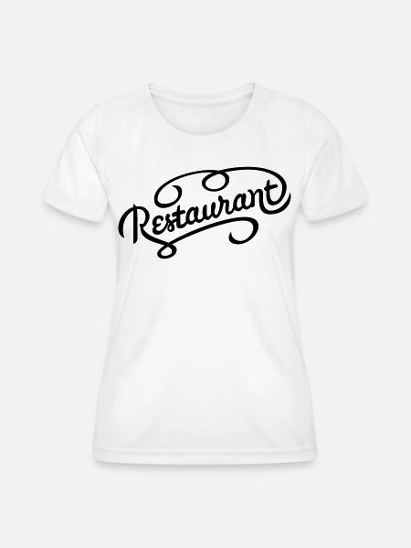 Restaurant - Frauen Funktions-T-Shirt - Weiß