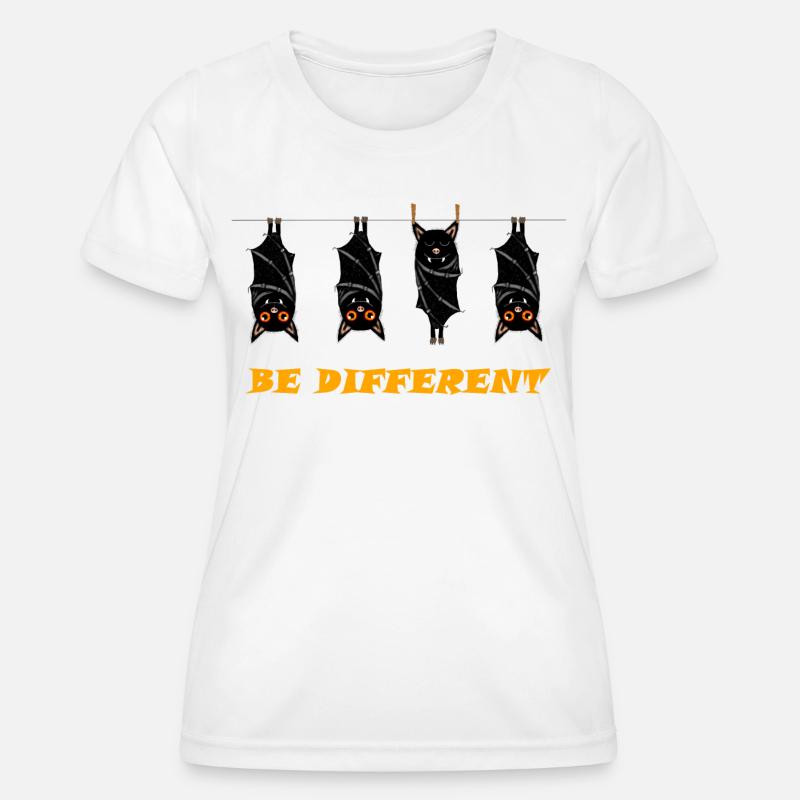 BE DIFFERENT - Women's Functional T-Shirt - white