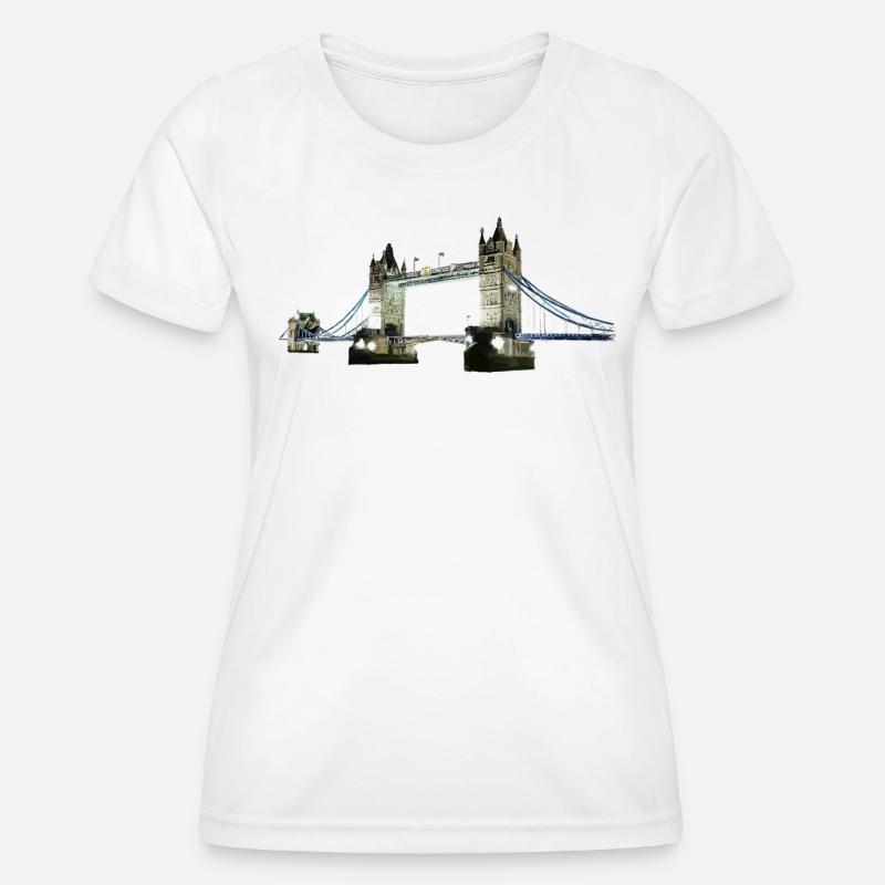 Tower Bridge - Women's Functional T-Shirt - white