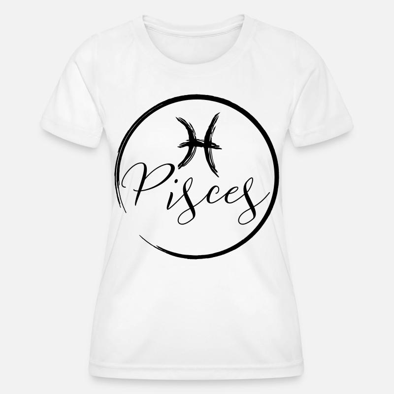 Horoscope Pisces - Women's Functional T-Shirt - white