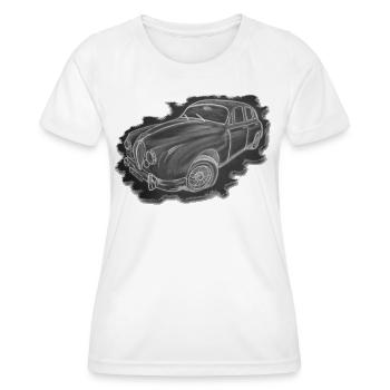 Oldtimer - Dessin - T-shirt sport Femme - blanc - Devant - AI Model Female 172 dark (172cm)