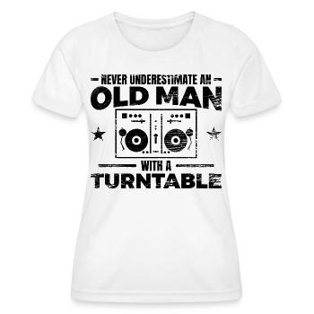 DJ Papa - Women's Functional T-Shirt - white - Front - AI Model Female 172 dark (172cm)