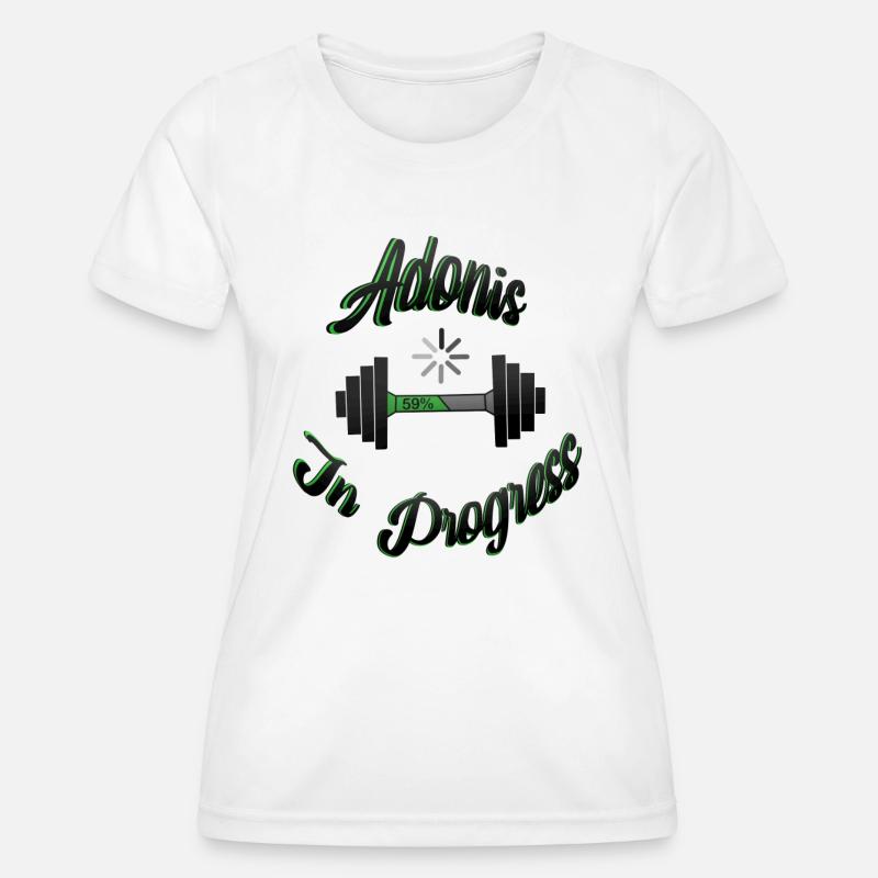Adonis In Progress 2 - Women's Functional T-Shirt - white