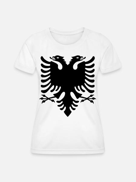 Albania - Frauen Funktions-T-Shirt - Weiß