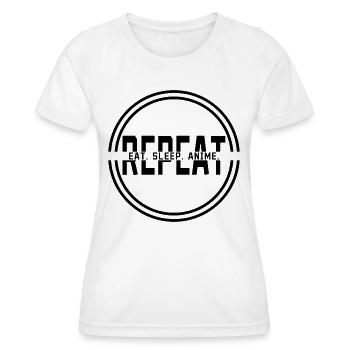 Cool Anime Spruch Manga Asiatisch Popkultur - Frauen Funktions-T-Shirt - Weiß - Vorne - AI Model Female 172 dark (172cm)