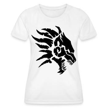 La bête infernale (noir) - T-shirt sport Femme - blanc - Devant - AI Model Female 172 dark (172cm)