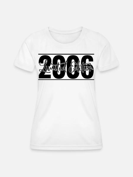 Limited Edition 2006 - Frauen Funktions-T-Shirt - Weiß