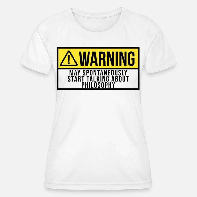 Philosophy Philosopher - Women's Functional T-Shirt - white