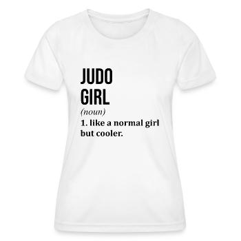 Judo Judo - T-shirt sport Femme - blanc - Devant - AI Model Female 172 dark (172cm)
