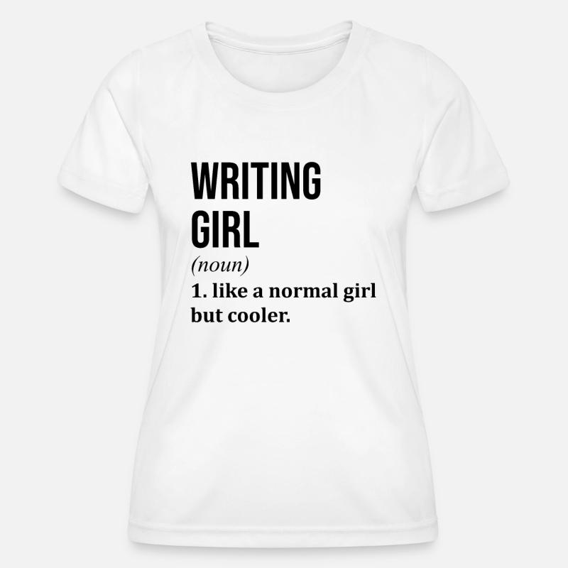 Author - Women's Functional T-Shirt - white