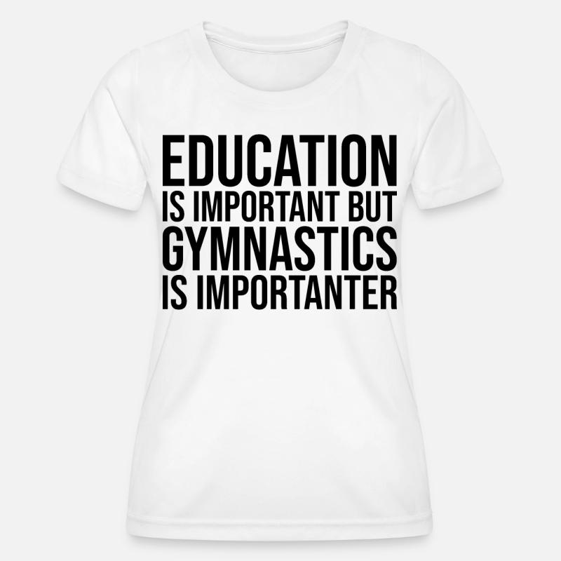 Gymnastics - Women's Functional T-Shirt - white