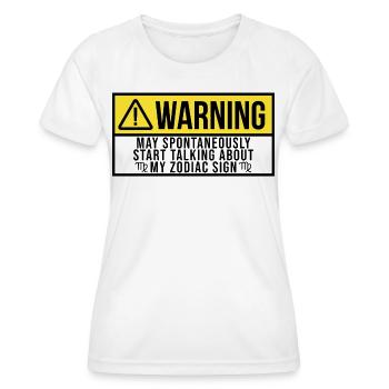 Vierge - T-shirt sport Femme - blanc - Devant - AI Model Female 172 dark (172cm)