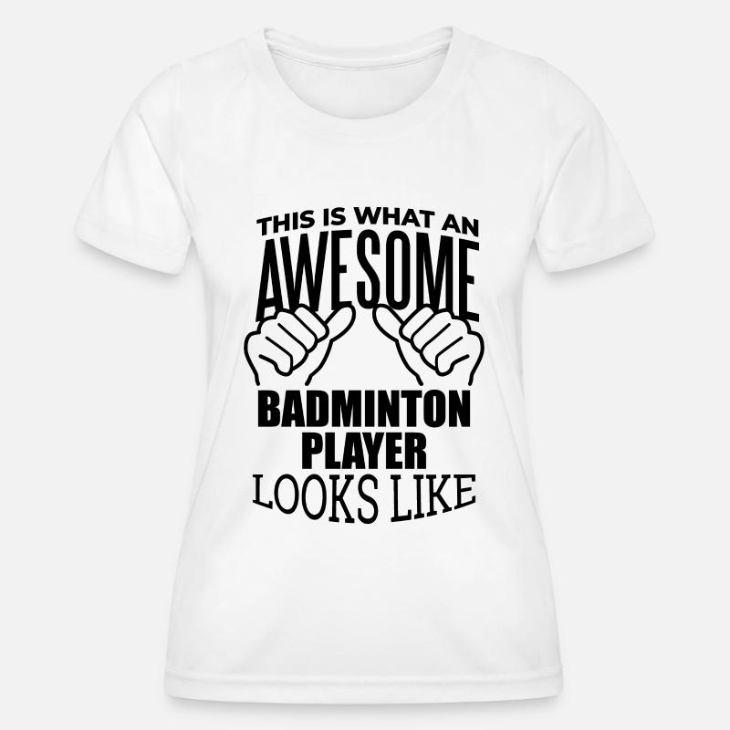 Badminton - Women's Functional T-Shirt - white