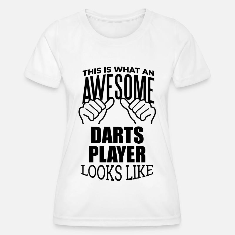 Darts - Women's Functional T-Shirt - white