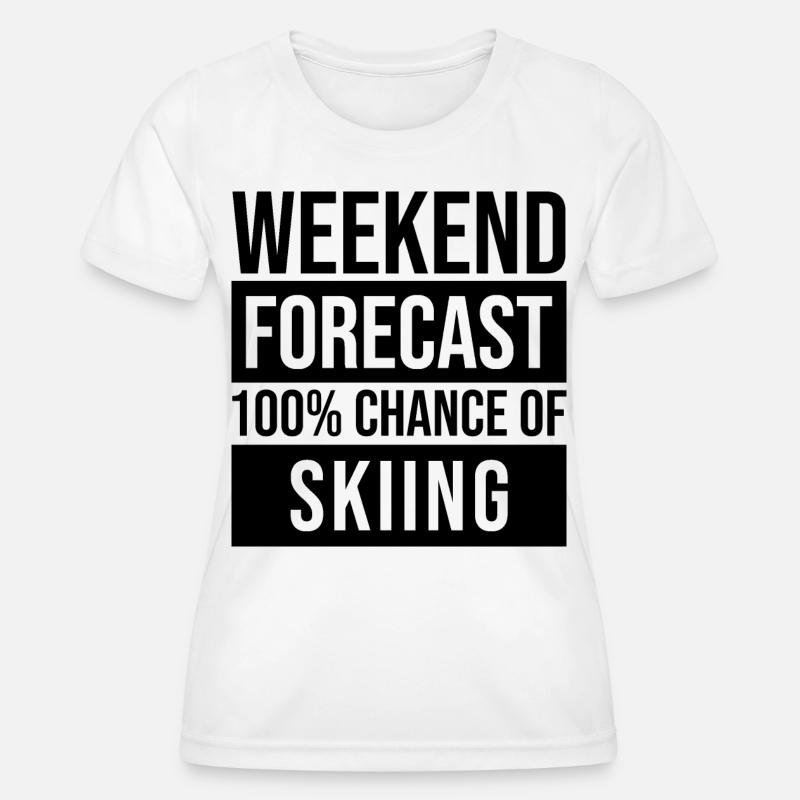 Ski - Women's Functional T-Shirt - white