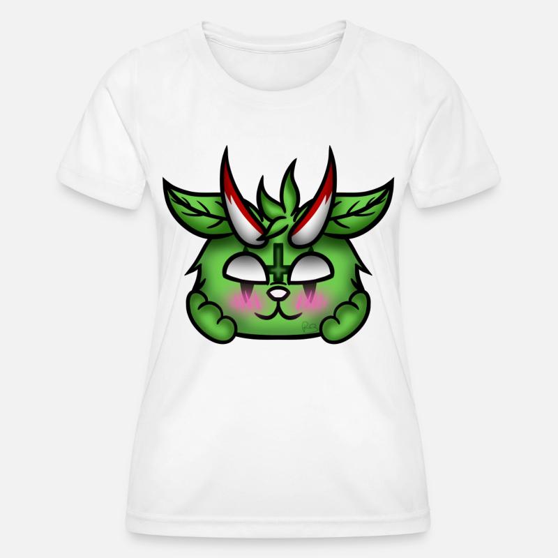 Blushing Demon! - Women's Functional T-Shirt - white