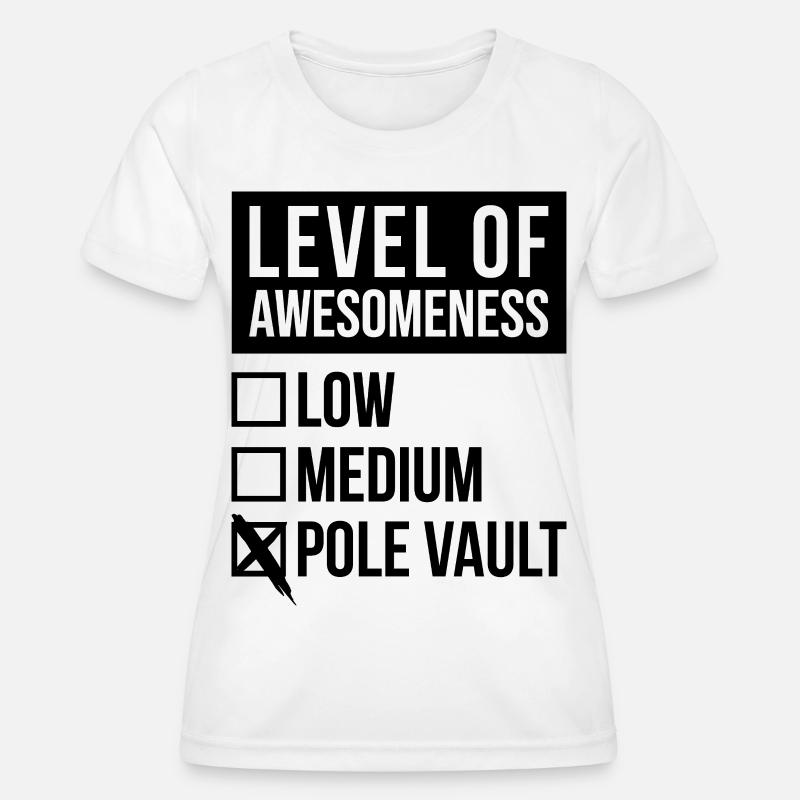 Pole Vault - Women's Functional T-Shirt - white