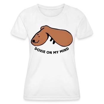 Casual Dog – Simply Relaxed - Women's Functional T-Shirt - white - Front - AI Model Female 172 dark (172cm)
