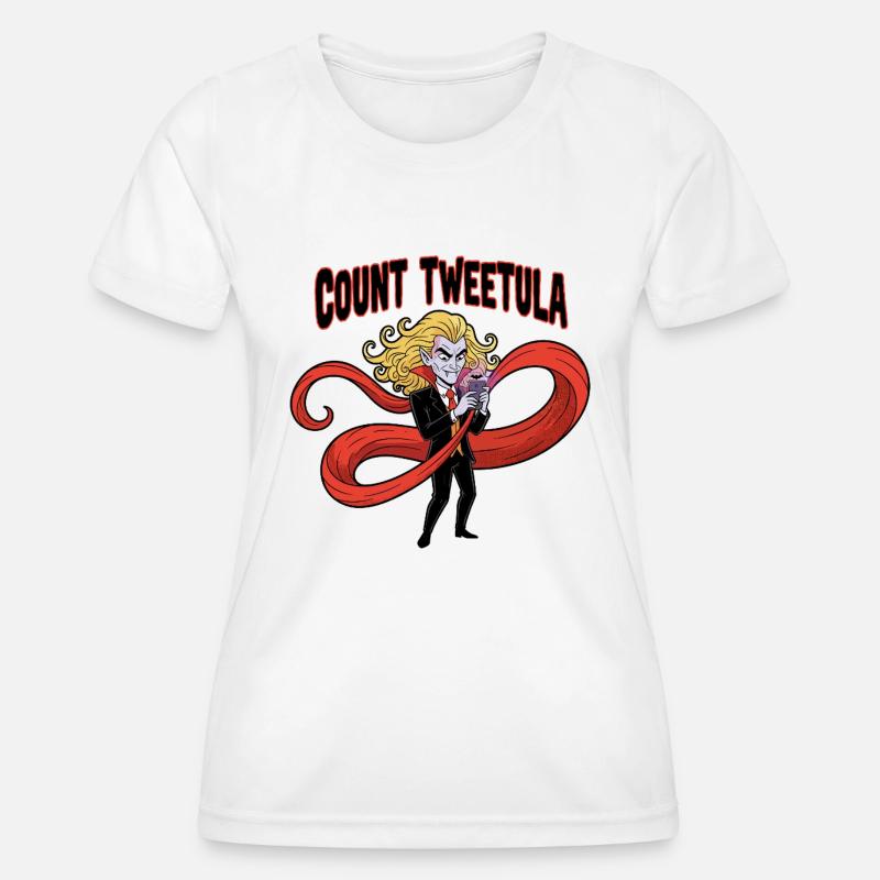 Vampire Twisted Meme Design - Women's Functional T-Shirt - white