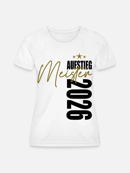 Meister 2026 - Frauen Funktions-T-Shirt - Weiß
