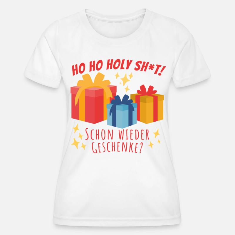 Gift shock! - Women's Functional T-Shirt - white