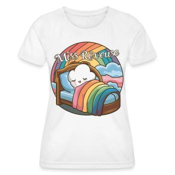 Miss Dreamer Design Kind Träumer und Schlaf - Frauen Funktions-T-Shirt - Weiß - Vorne - AI Model Female 172 dark (172cm)