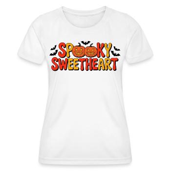 Spooky Sweetheart Halloween - Frauen Funktions-T-Shirt - Weiß - Vorne - AI Model Female 172 dark (172cm)